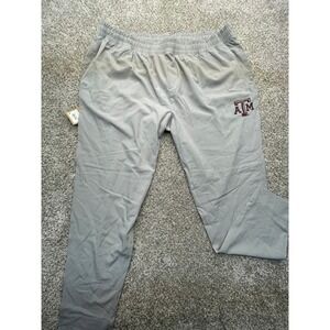 Rivalry Threads Pants Mens 2XL Gray NEW Texas A&M Aggies NCAA Active Track